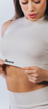 Top Feminino Cinza